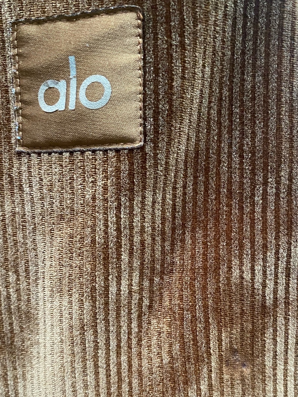 ALO Yoga Mountainside Velour Shacket in Cinnamon Brown - Picture 3 of 14